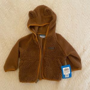 NWT Columbia bear ear jacket 6-12 months